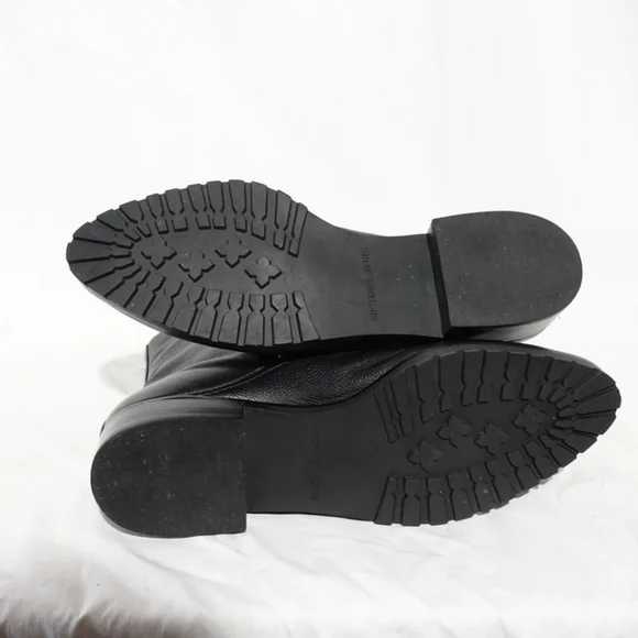 MICHAEL KORS Black Triple Zippered Ankle Moto Boots w/Lugg Soles, size 8½M - Picture 8 of 11